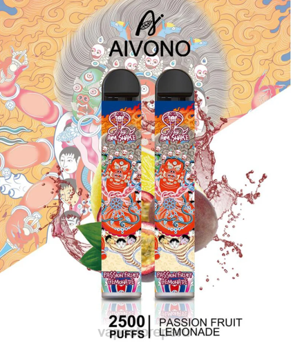 Vape Sin Nicotina Peru - Aivono AIM SNAKE 2500 R4P6315 limonada de maracuyá
